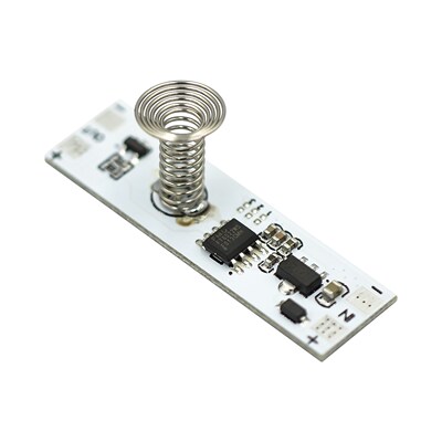 DC 12V Capacitive Touch Sensor Switch Coil Spring Switch LED