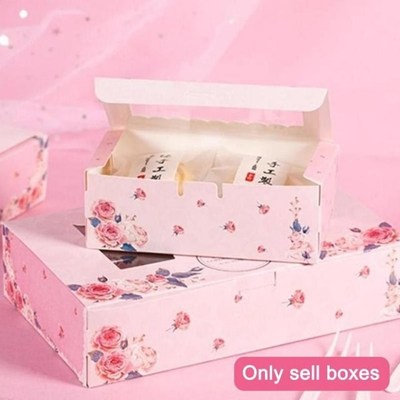 5/10pcs Moon Cake Box Cake Baking Egg Tart Muffin Puff Biscu