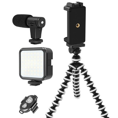 ABDZ  Professional Vlogging Kit Compatible for Ios Android