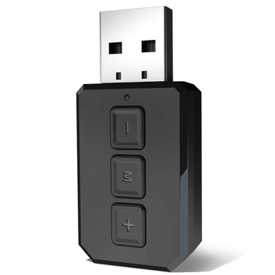 Bluetooth 5.0 Audio Adapter,2In1 Switching Mode with Buttons