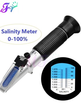 Handheld Refractometer Sea Salinity Meter Salt Water Concent