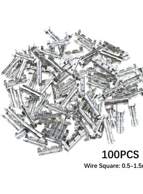 100pcs U-type Docking Connector line Pressing Button Quick C