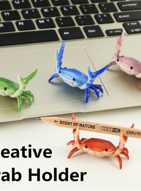 Pen Holder Penholder Crabs Crab Storage Gift Weightlifting J