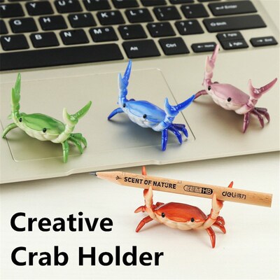 Pen Holder Penholder Crabs Crab Storage Gift Weightlifting J