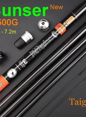 3500g New Sunser 6H 19 Had Fast Action Telescopic Fishing Ro