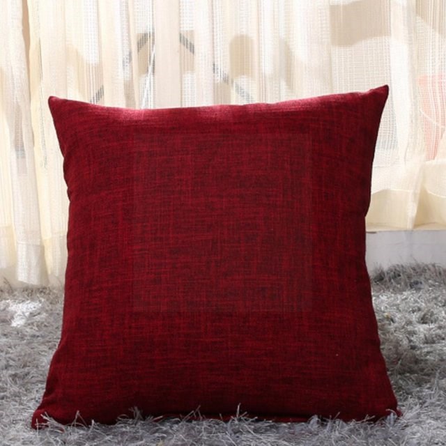 45*45cm New Modern Color Cushion Cover Linen Throw Pillow Co