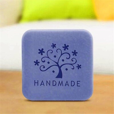 50*44mm DIY Craft Handmade Soap Stamp Wish Tree Design Homem