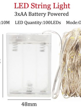1-10M 100 Led String Garland Christmas Tree Fairy Light Chai