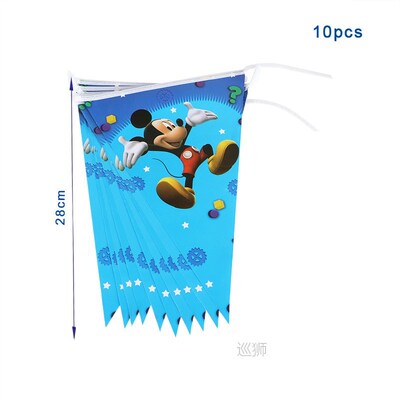 40/80/81/100PCS Birthday Kids  Mickey Mouse Baby Shower Part
