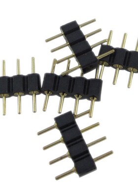 10pcs LED 4pin RGB connector 4 pins needle male type double