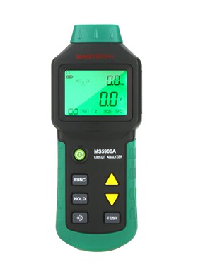 MASTECH MS5908A LCD Circuit Analyzer Voltage GFCI RCD Fault