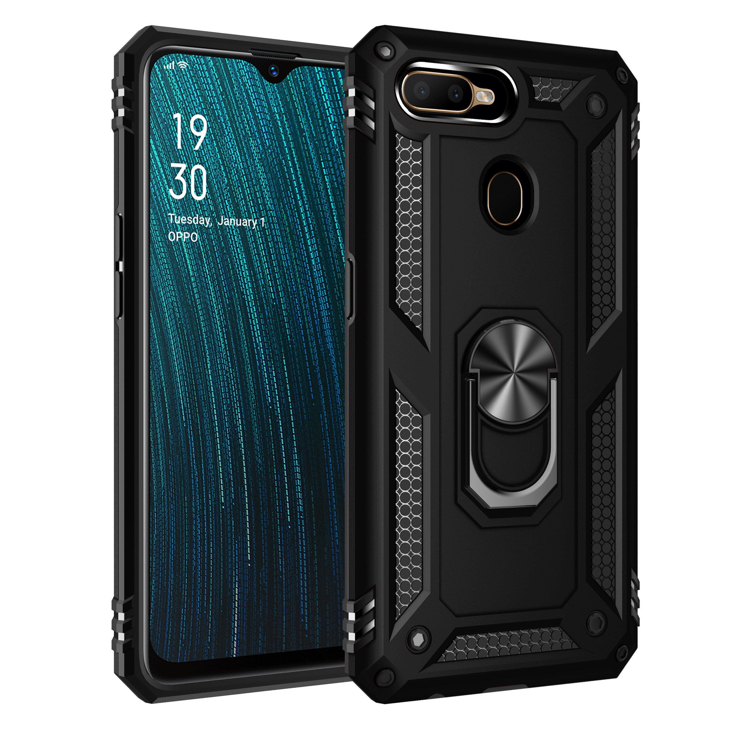 oppo a5s case heavy duty tough rugged armor ca
