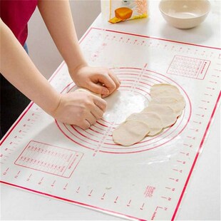 Nonstick Food Grade Slicone Knead Dough Rolling Mat Dual Sca