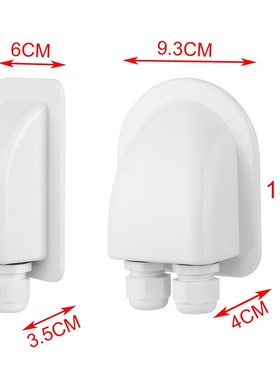 Single/Double Ports Cable Entry Gland RV Roof Cable Box For