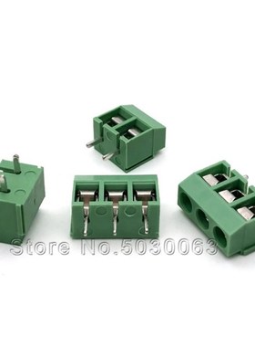 20pcs/lot KF126-2P/3P Connector terminal 10A 300V green spac