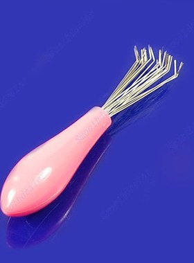 Pratical Pink Handle Hair Durable Comb Cleaner Brush Cleani