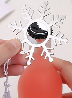 Stylish?Beer Bottle Opener Multitools Keychain Alloy Snowfla