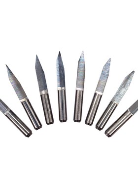 10PCS 10/15/20/25 Degrees 3.175 1/8 V Shap PCB Engraving Bit