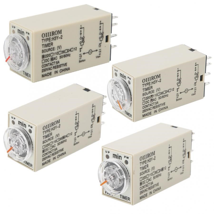1pcs H3Y-2 Delay Timer 8P Time Relay 0~30 Minutes  Dial Type