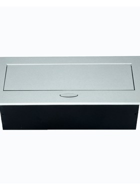 Desktop Socket Table 3 EU Socket Slow Pop Up Aluminum Alloy