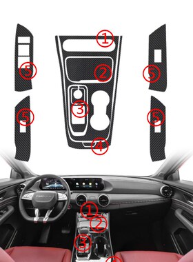 Dongfeng T5evo modified special sticker inside the car