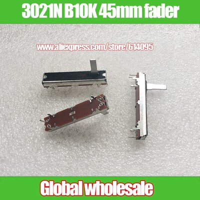 1pcs 45mm 4.5cm B10K Straight Slide Potentiometer / Dimming