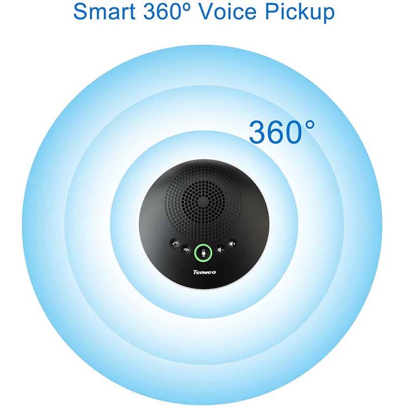 Tenveo USB Speakerphone Speaker Conference Phone 360°Voice
