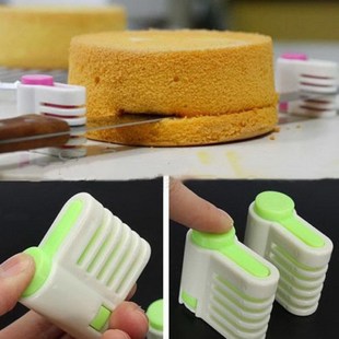 2 Pcs 5 Layers DIY Cake Bread Cutter Leveler Slicer Set Cutt