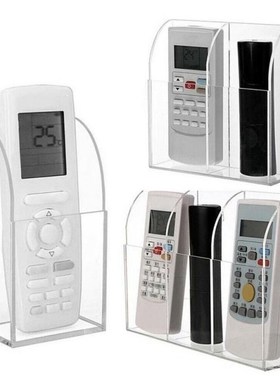 Remote Control Holder Wall Mount Acrylic Organiser Box Holde