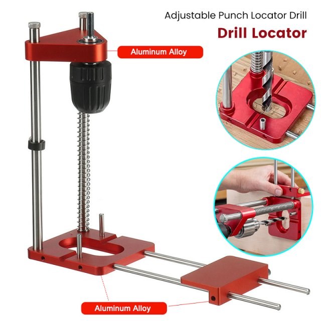 Drill Locator Accurate Woodworking Tools Drilling Jig Drill