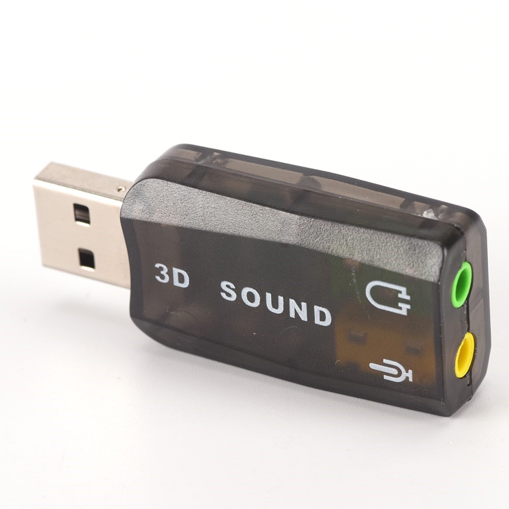 3D USB Sound Card USB Audio 5.1 USB Sound Card Audio Adapter