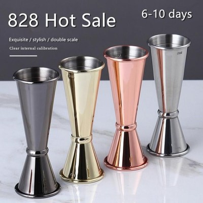 Stainless Steel Double Shaker Measure Cup 30ml/60ml Bar Wine