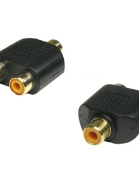 RCA Y-Splitters (1 Female Jack to 2 Female Plugs)Connector A