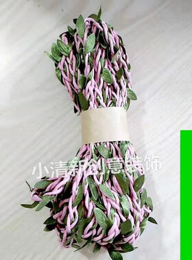 Kindergarten simulation decoration cane leaves hanging, the