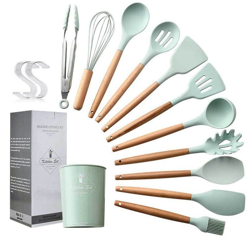 13pcs kitchen utensil set high quality silicone cooking tool