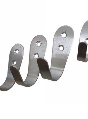 2pcs/Lot Door Hook Stainless Steel Kitchen Cabinet Clothes W