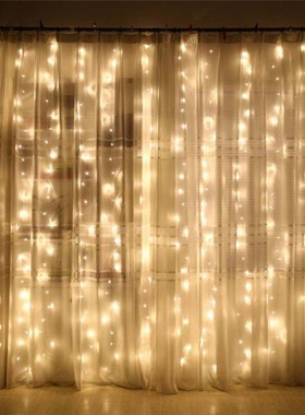 3M x 3M 300 LEDS Curtain Lights Home Outdoor Holiday Christm