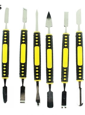 6 in 1 Mobile Phone Prying Opening Scraper Kit Dual Ends Met