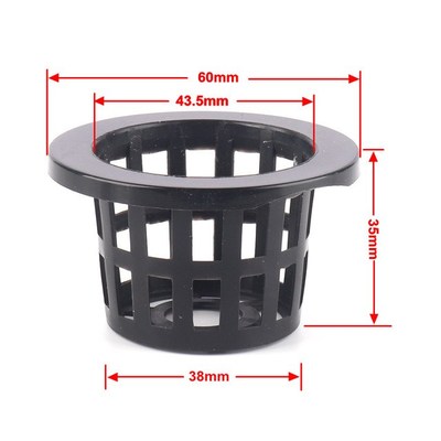 50pcs Growing Basket Hydroponics Basket Vegetable Soilless G