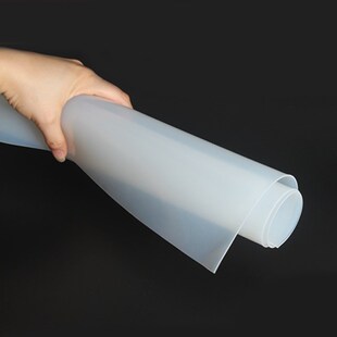 Silicone Rubber Sheet 500x500mm Clear Translucent Plate Mat