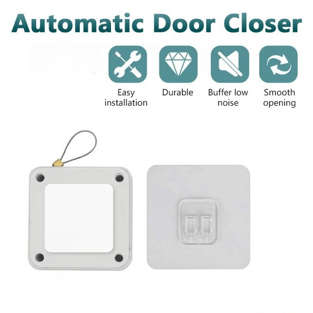 Punch-Free Automatic Sensor Door Closer Easy To Install Mult