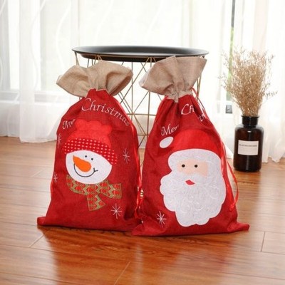 Personalized Santa Sack Christmas Gift Bag for Kids Children
