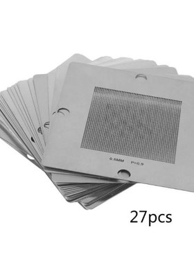 1Set 80x80mm Universal BGA Stencil Kit Steel Stencils Templa