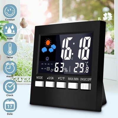 Electronic Clock Desktop Clock Multifunctional Perpetual Cal