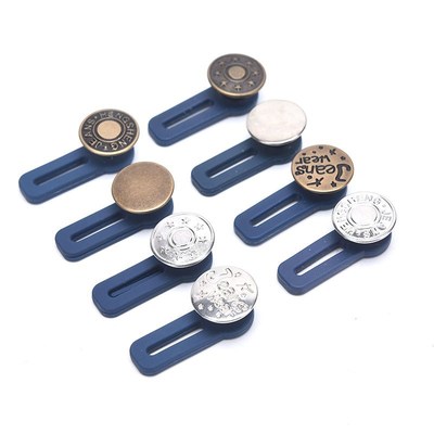 5pcs Free Sewing Buttons Adjustable Disassembly Retractable