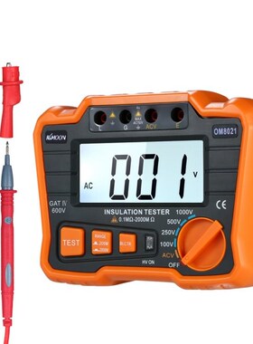 KKmoon DCV ACV Meter Insulation Resistance Tester 1000V Grou