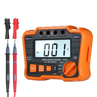 KKmoon DCV ACV Meter Insulation Resistance Tester 1000V Grou