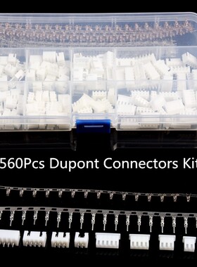 560PC 2.54mm Dupont Connector Jumper Wire Cable Pin Header P