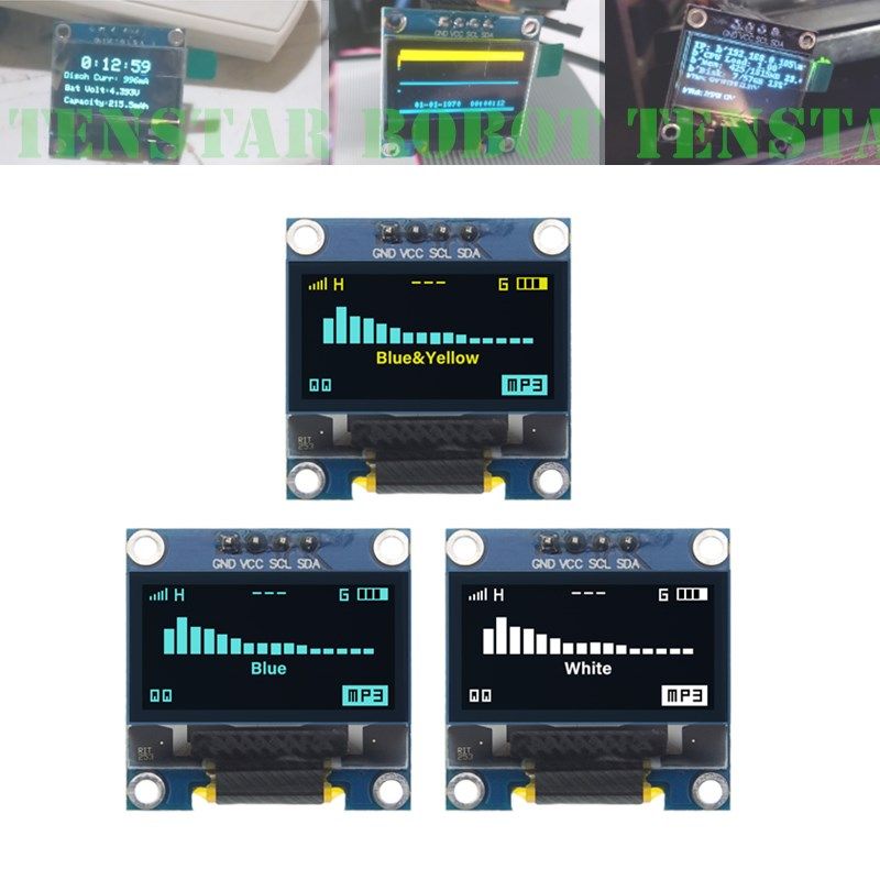 4pin 0.96" ssd1306 white/blue/yellow blue 0.96 inch ole