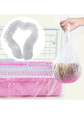 10Pcs/Set Rabbit Cage Liners Disposable Large Plastic Mat Fi